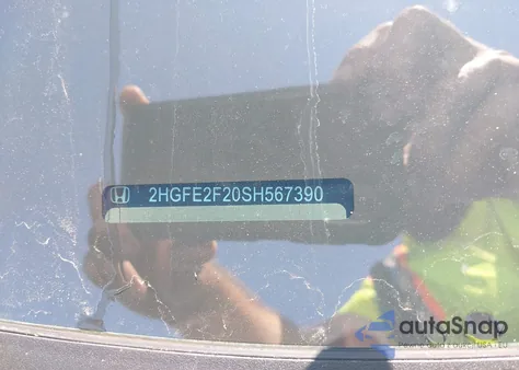 2025 Honda Civic Lx from USA, damaged, VIN 2HGFE2F20SH567390